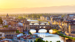 Italien Florenz Ponte Vecchio Bridge
